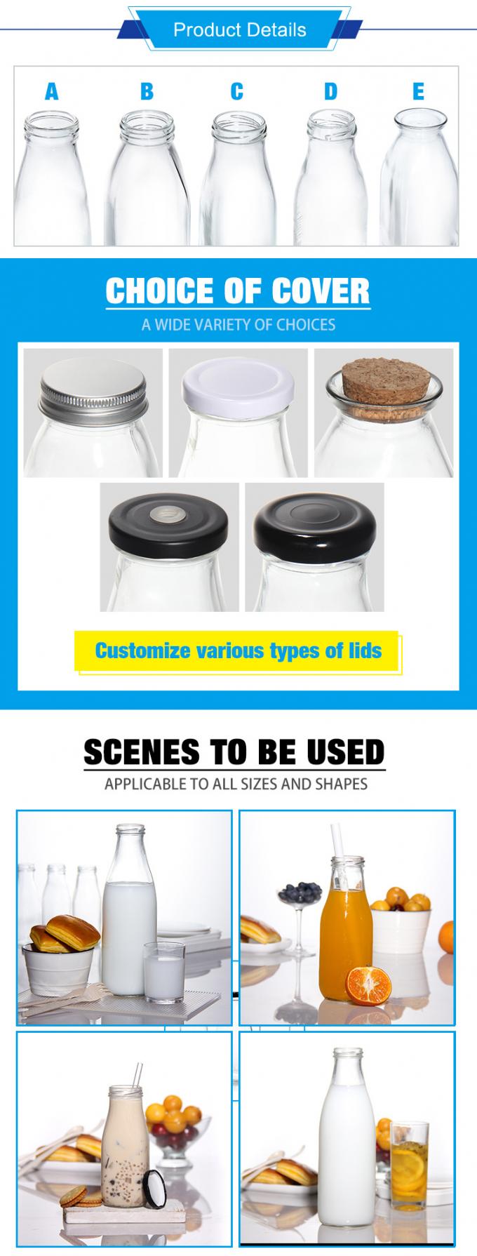                  Factory Price 200ml 250ml 350ml 500ml 1000ml Glass Sauce Bottle with Plastic Lid with Screw Lid              0