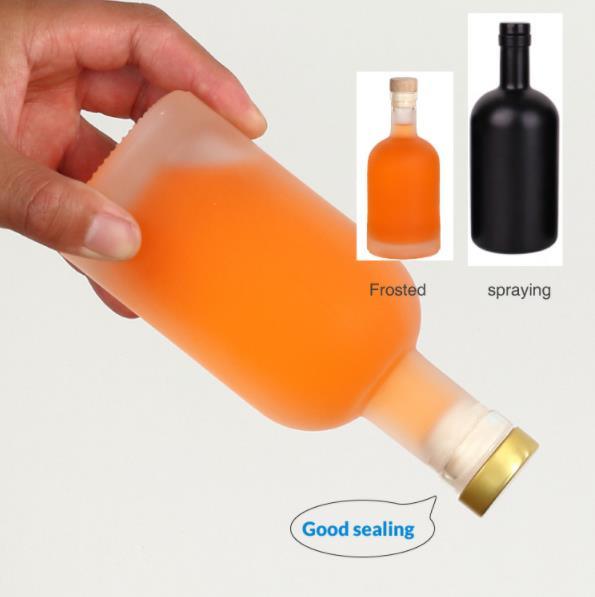In Stock Promotional High Quality 750ml Glass Liquor Bottles 3