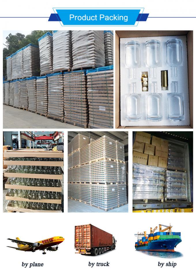 In Stock Promotional High Quality 750ml Glass Liquor Bottles 8