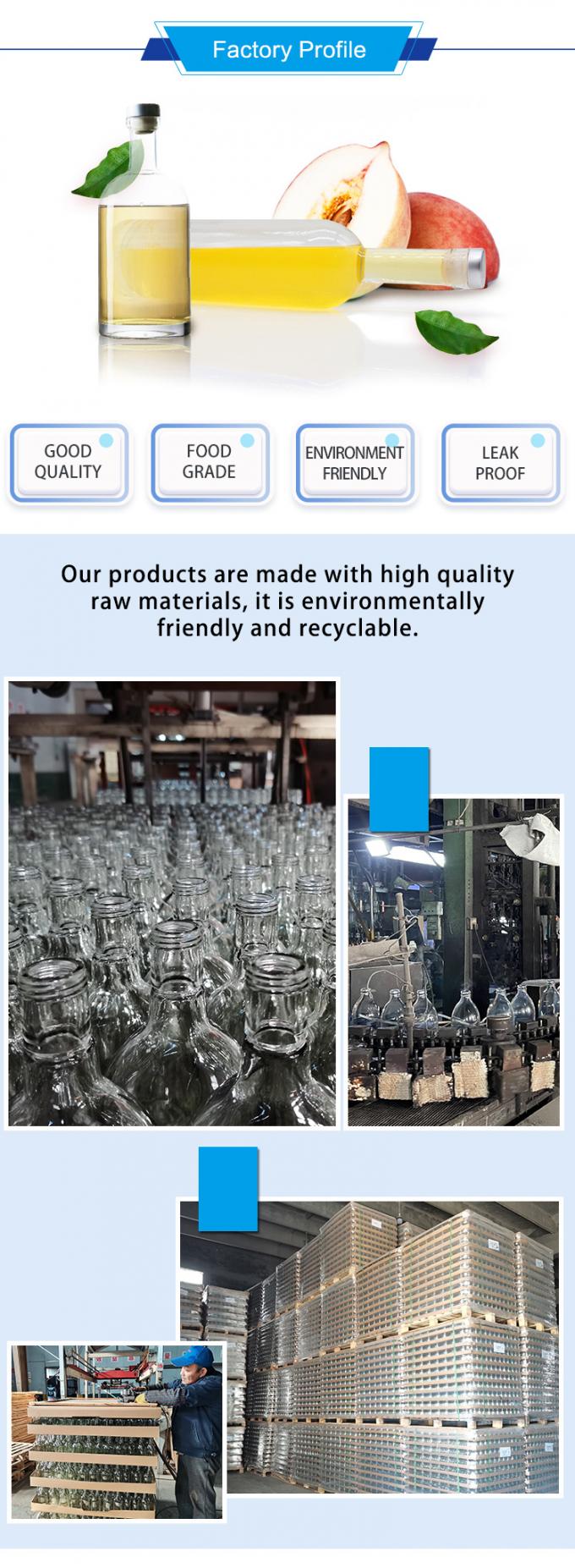 In Stock Promotional High Quality 750ml Glass Liquor Bottles 9