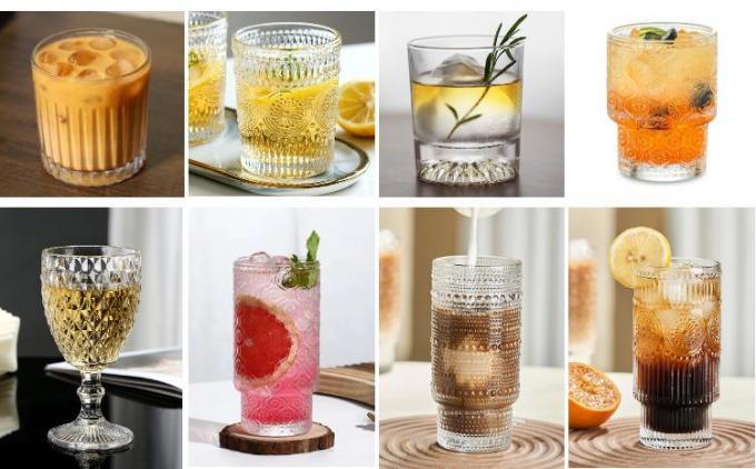 Clear Personalised Highball Glass Tea Drinking For Bar 200ml 3