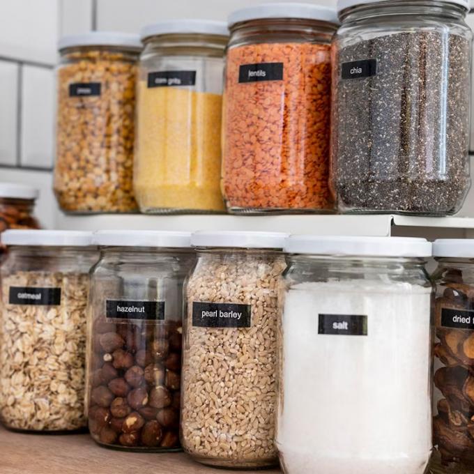 Jam Spaghetti Glass Storage Jars Stackable 250ml 2oz 6oz Customized 2