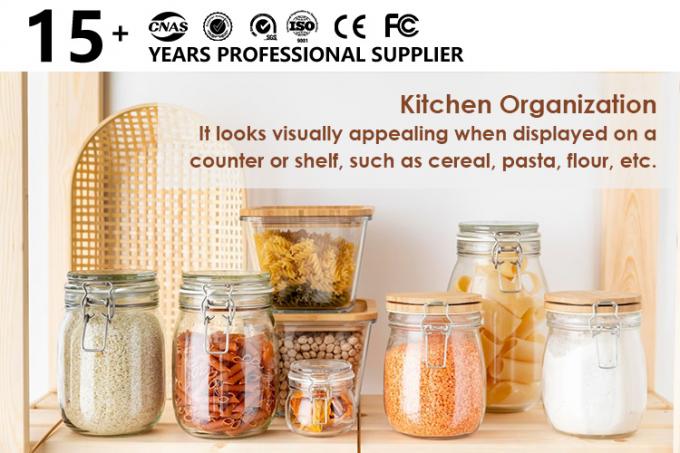 Glass Storage Jar High Quality Canning 4oz 8oz 10oz 12oz 16oz 25oz 32oz Glass Mason Jar 0