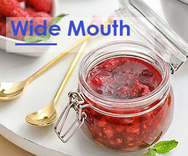 Glass Storage Jar High Quality Canning 4oz 8oz 10oz 12oz 16oz 25oz 32oz Glass Mason Jar 5