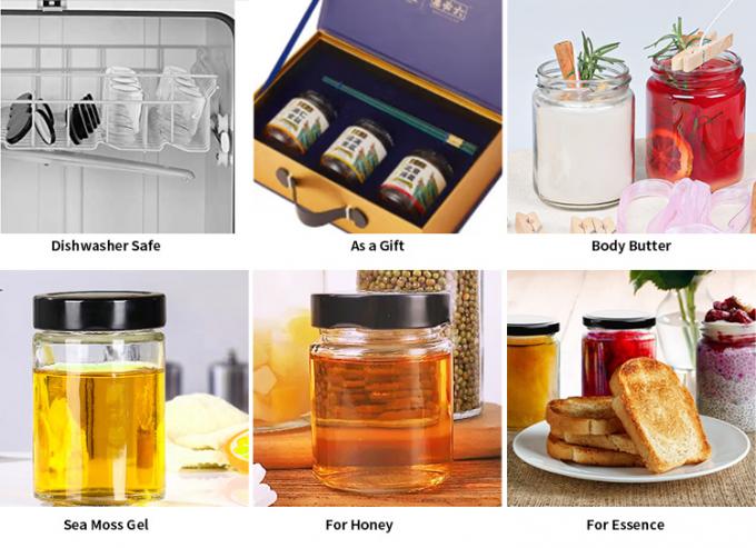 Pickle Spice Glass Storage Jars Food Container 500Ml 750ml With Bamboo Lids 4