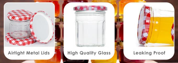 Factory Price Clear Food Packaging Storage Jar Multiple Sizes Round Glass Jar 2