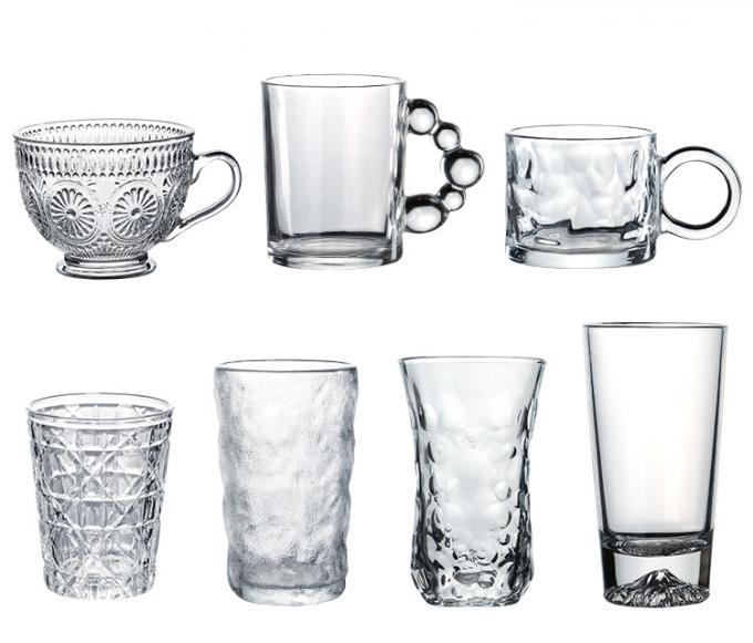 Bulk Gradient Glass Tea Coffee Mugs For Espresso Shot 280ml 0