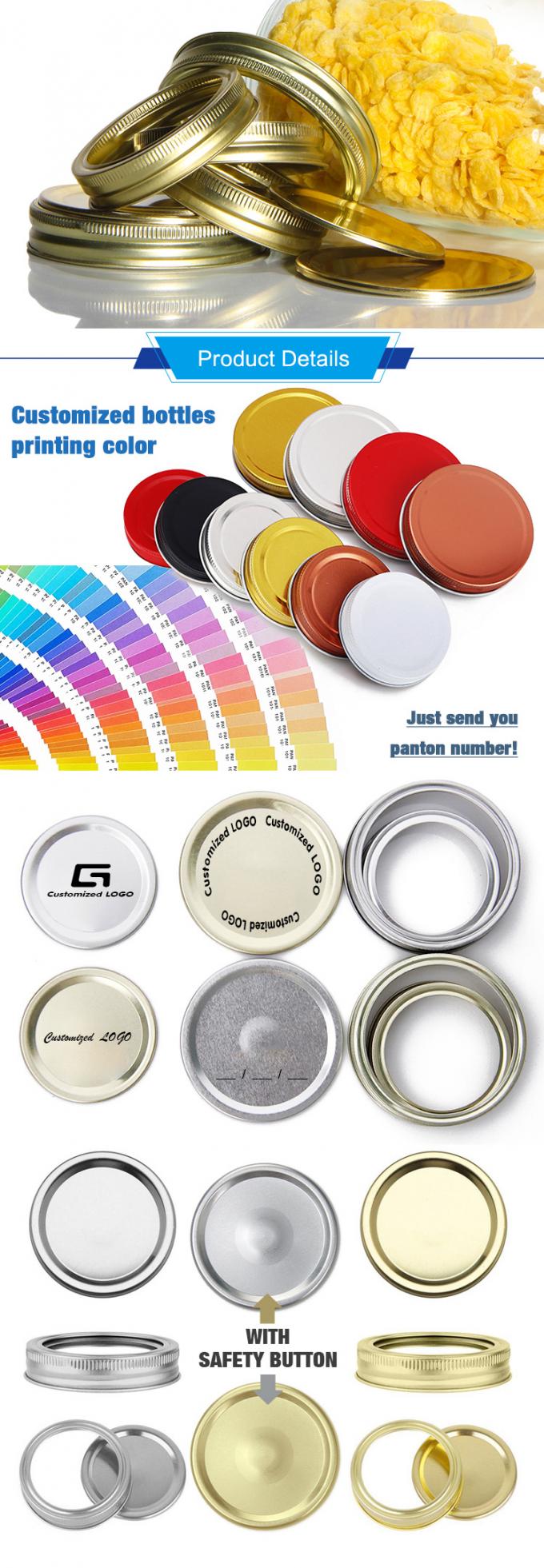                  Free Sample 70mm 86mm Tinplate Canning Lids for Mason Canning Jar              0