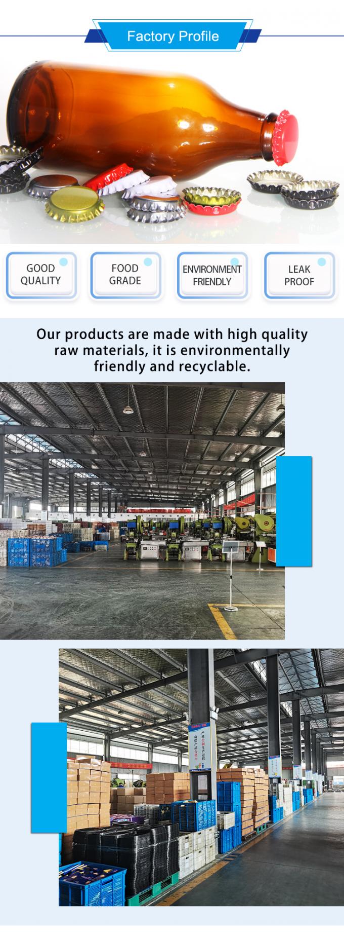                  Factory Manufactured Wholesale Custom PVC-Free Beer Bottle Printing Metal Crown Cap              9