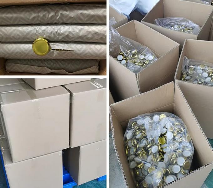Plastic Tinplate Canning Jar Lids Cap Wide Mouth 38mm 43mm 48mm 17