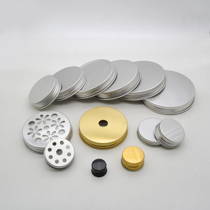 Threaded Metal Soda Bottle Caps Glass Milk Bottle Tops Aluminum 13mm-104mm 1