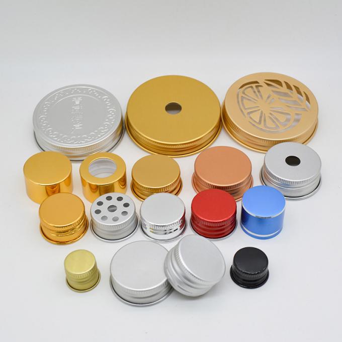 Threaded Metal Soda Bottle Caps Glass Milk Bottle Tops Aluminum 13mm-104mm 5