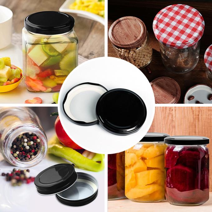 Factory Price Bottle Seal 38mm Neck Glass Honey Containers Sealed Metal Tinplate Lug Caps