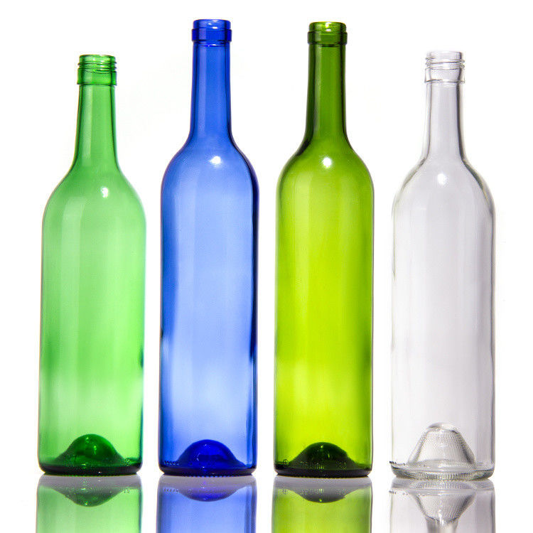 ODM Colored Glass Wine Bottle 500ml 700ml 750ml 1500ml