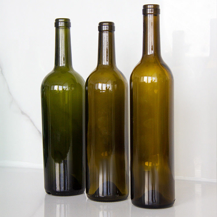 ODM Colored Glass Wine Bottle 500ml 700ml 750ml 1500ml