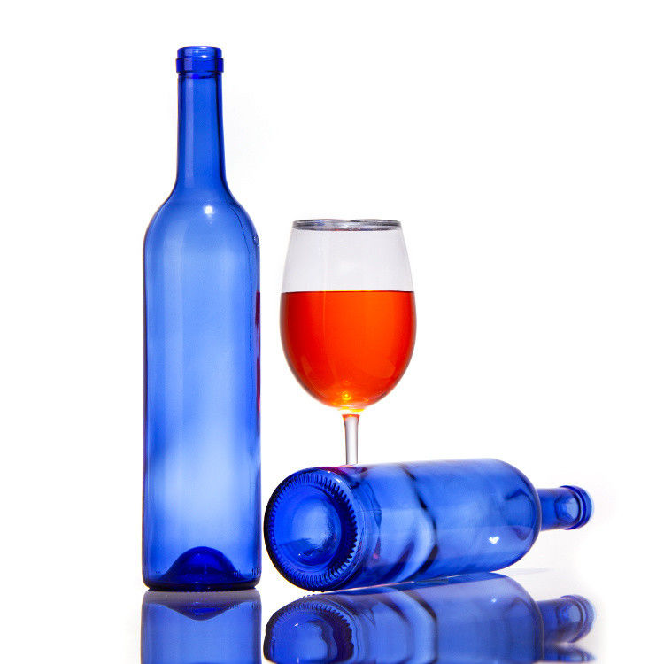 ODM Colored Glass Wine Bottle 500ml 700ml 750ml 1500ml