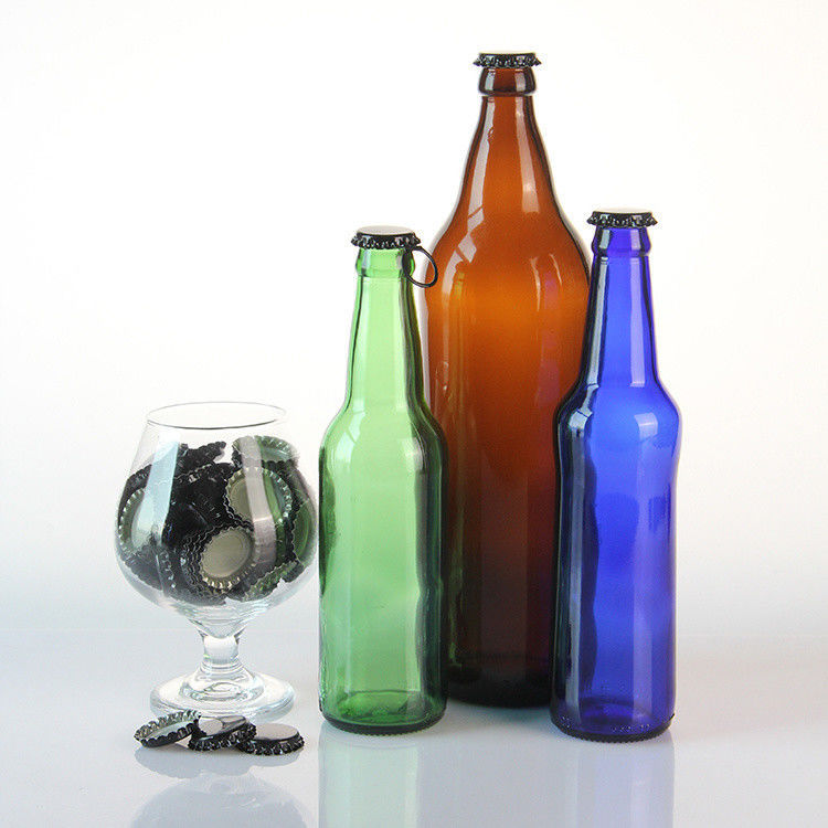 Glass Liquor Bottles Black Clear Glass Wine Bottles 500ml 750ml for Whisky Champagne Beer Brandy