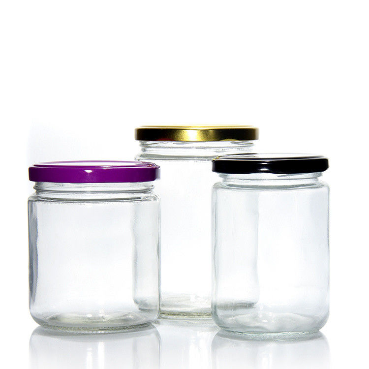 Rectangular 4 Oz 3 Oz Spice Jars Freezer Safe Glass Storage Jars With Metal Lid
