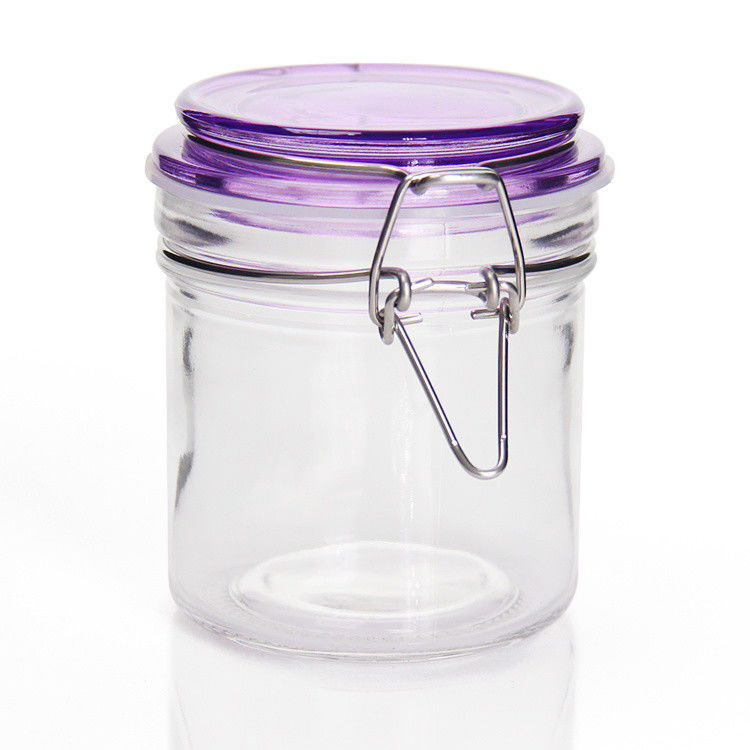 200ml Glass Storage Jars Tea Coffee Sugar Canisters For Kitchen Food Packaging