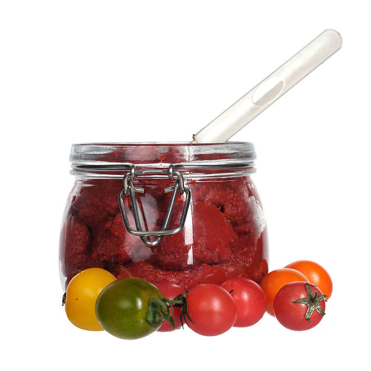 Customized Large Capacity Sealed  Jar Clear Empty Glass Jar With Clip Lid 100ml 200ml