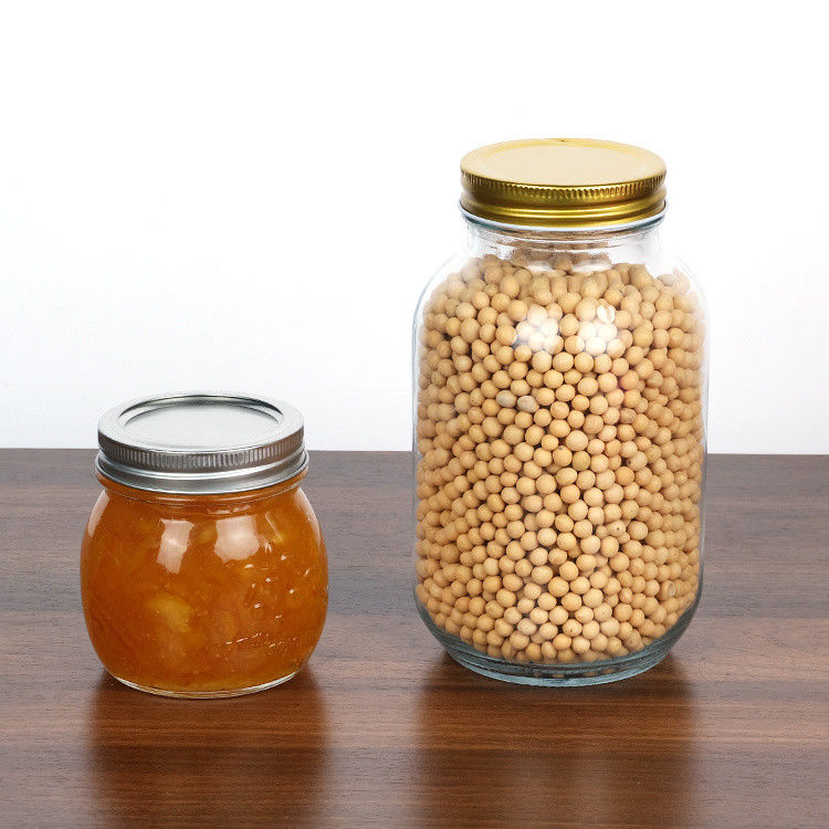 Wide Mouth 86mm Width Mouth Preserving Jar Glass Mason Jar for Jam Peanut Butter