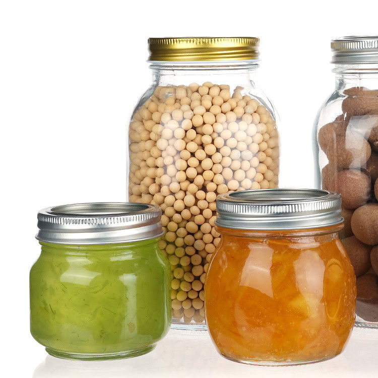 Wide Mouth 86mm Width Mouth Preserving Jar Glass Mason Jar for Jam Peanut Butter