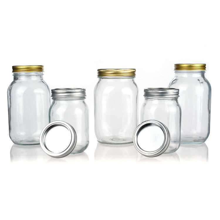 Wide Mouth 86mm Width Mouth Preserving Jar Glass Mason Jar for Jam Peanut Butter