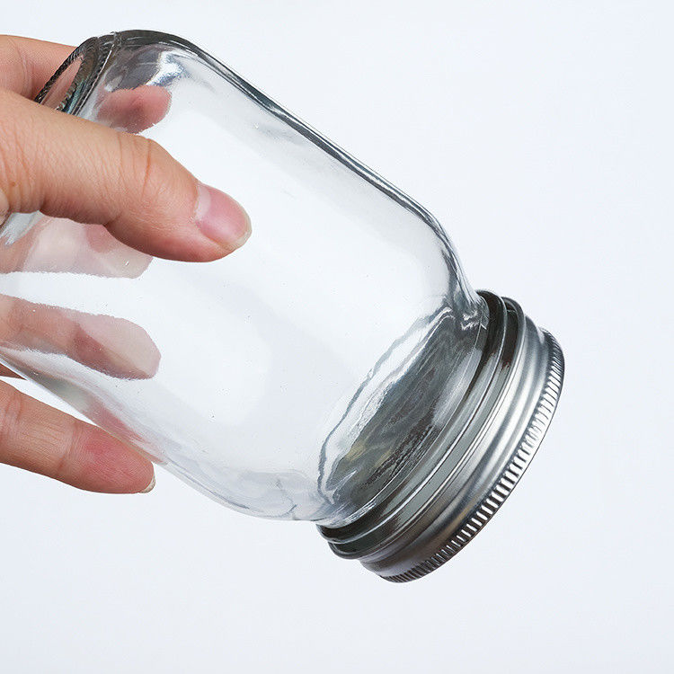 Wide Mouth 86mm Width Mouth Preserving Jar Glass Mason Jar for Jam Peanut Butter