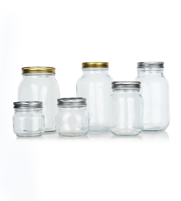 Wide Mouth 86mm Width Mouth Preserving Jar Glass Mason Jar for Jam Peanut Butter