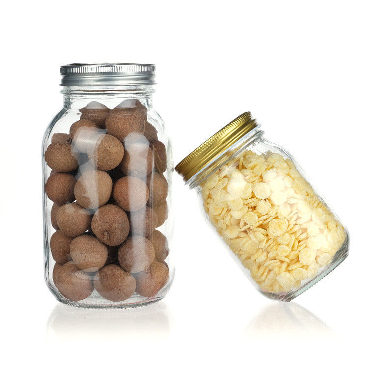 New Design Round 45Ml 12Oz 14Oz Different Sizes Glass Mason Jar For Food Storages