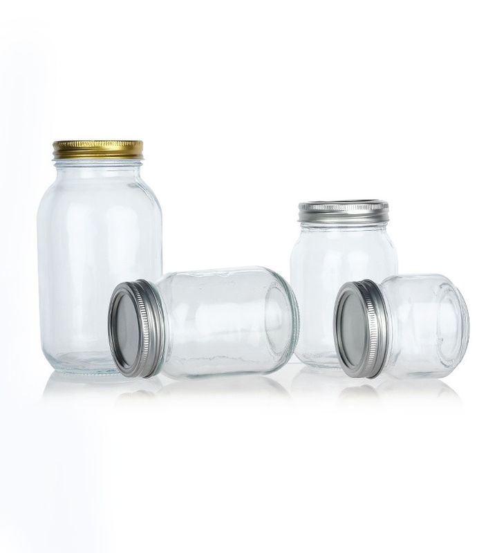 New Design Round 45Ml 12Oz 14Oz Different Sizes Glass Mason Jar For Food Storages