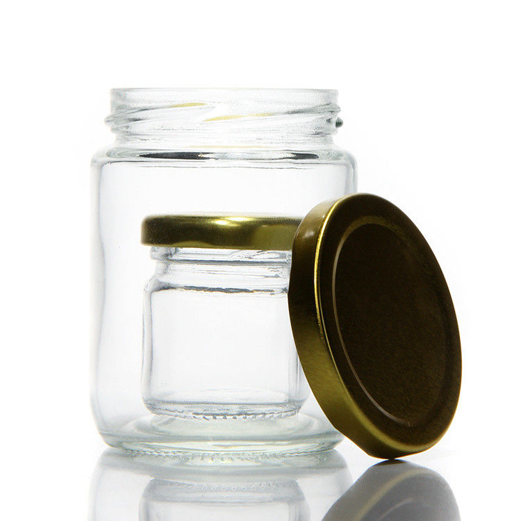 Wholesale Empty 8Oz 16Oz 24Oz Preserving Honey Pickles Kitchen Glass Storage Jars With Sealed Lid