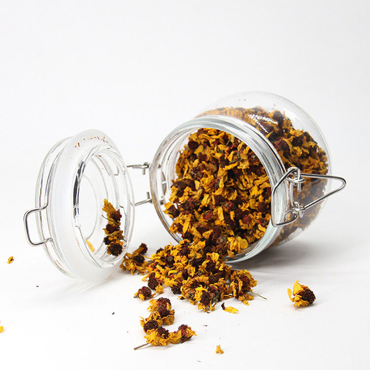 High Quality Wholesale150ml 200ml 250ml Round Glass Storage Jar For Honey Jam Pickles  With High Lid