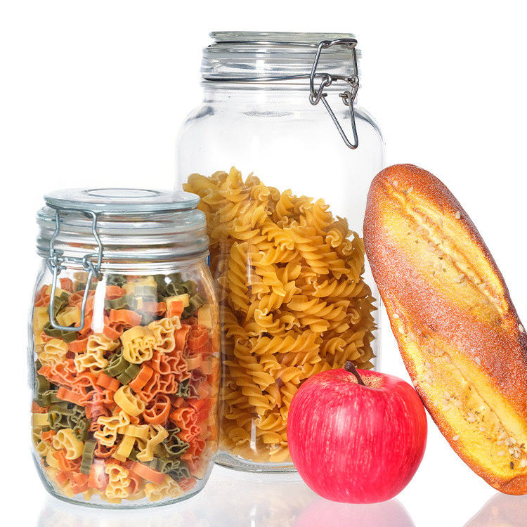 Custom Round 35ml 100ml 8Oz 10Oz 12Oz Peanut Pickle Jam Glass Storage Jars For Storing Food