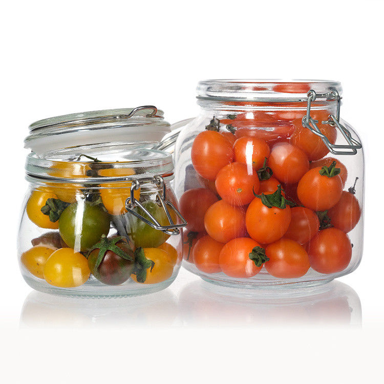 Custom Round 35ml 100ml 8Oz 10Oz 12Oz Peanut Pickle Jam Glass Storage Jars For Storing Food