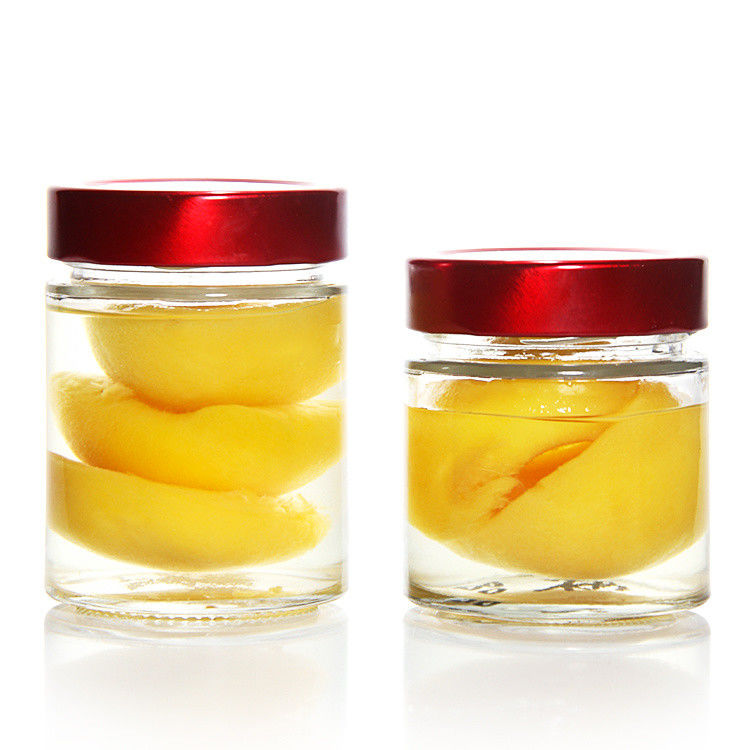 Heat Resistance Round 45ml  5Oz 6Oz 8Oz Hermetic Glass Storage Jar Food Storage With Tinplate Lid