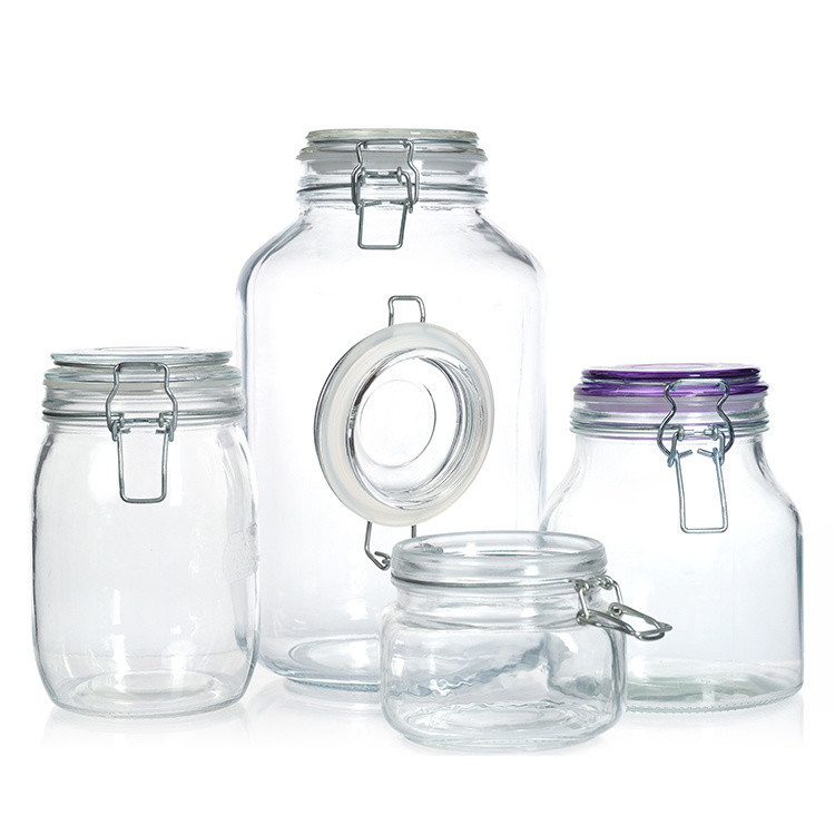Personalized Glass Pantry Jars Glass Airtight Food Storage Containers