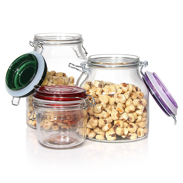 Personalized Glass Pantry Jars Glass Airtight Food Storage Containers
