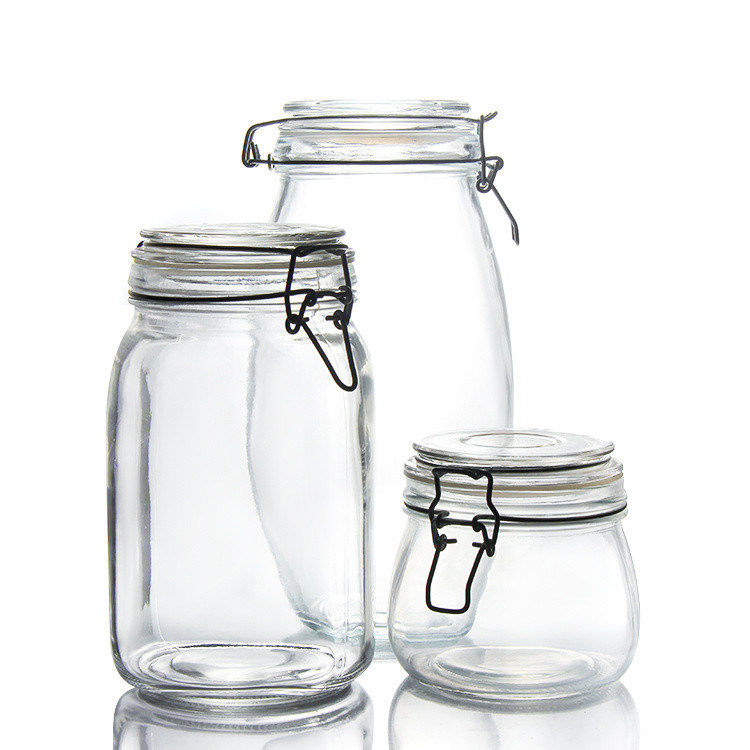 Personalized Glass Pantry Jars Glass Airtight Food Storage Containers