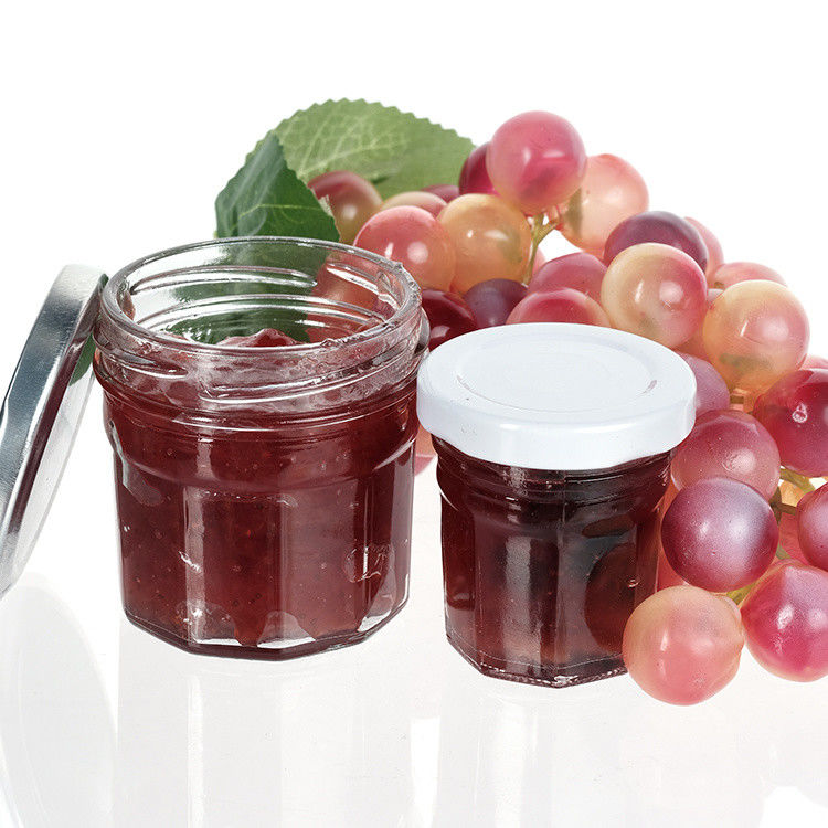 High Seal Jam Storage Jar Household Empty Can Clear Jam Jar With Aluminum Lid