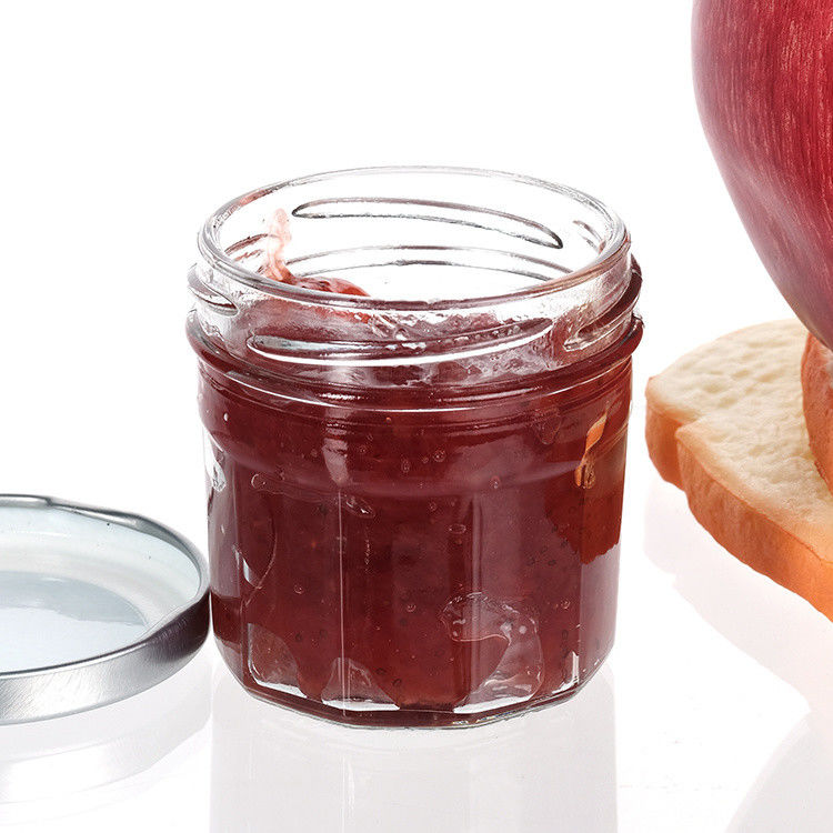 High Seal Jam Storage Jar Household Empty Can Clear Jam Jar With Aluminum Lid