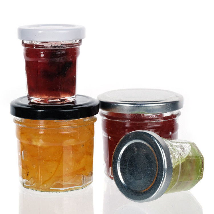Low Price Different Capacity High Sealed Round Shape Clear Glass Jar Jam Storing Jar