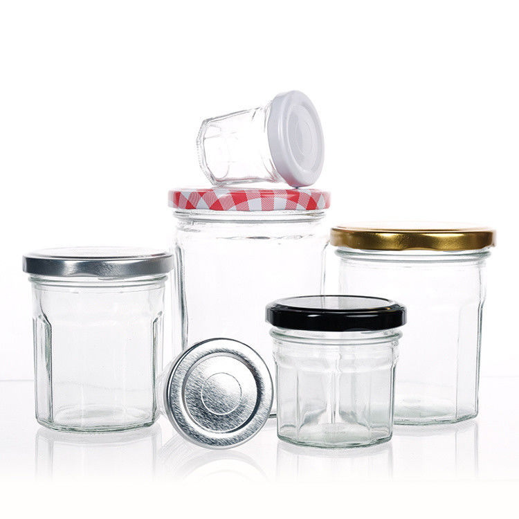 Custom High Quality 370ml 500ml Honey Storage Glass Food Jar For Storage