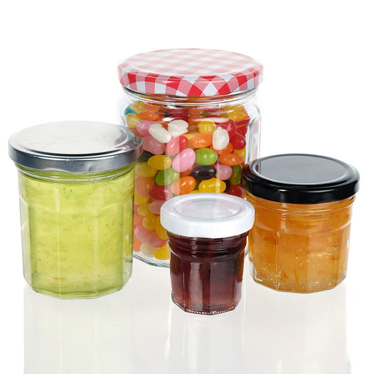 Custom High Quality 370ml 500ml Honey Storage Glass Food Jar For Storage