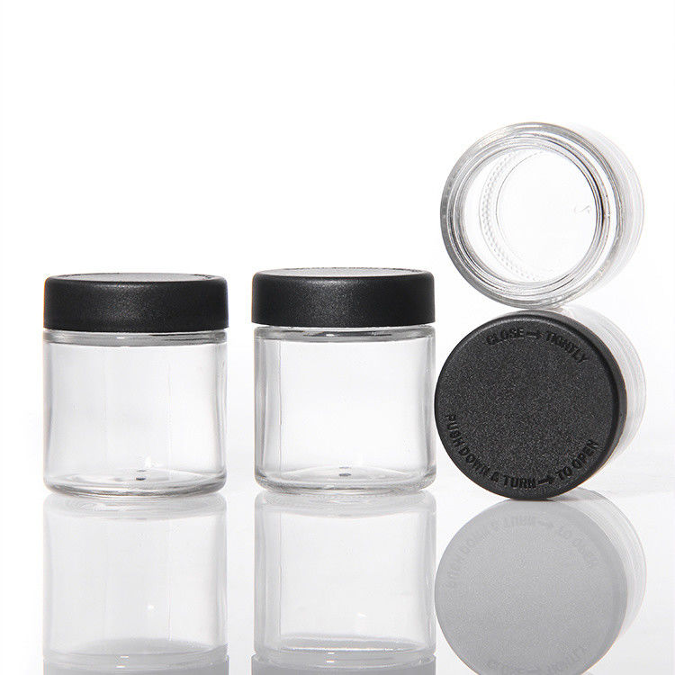 Custom Cream Storage Jars Empty Cream Jar 1oz 2oz 3oz 4oz Straight Side