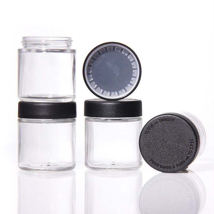 Custom Cream Storage Jars Empty Cream Jar 1oz 2oz 3oz 4oz Straight Side