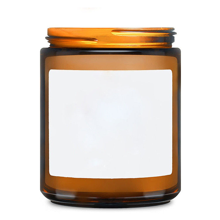 High Quality Wholesale Oem Odm Acceptable 100ml 250ml Amber Glass Candle Jars For Candle
