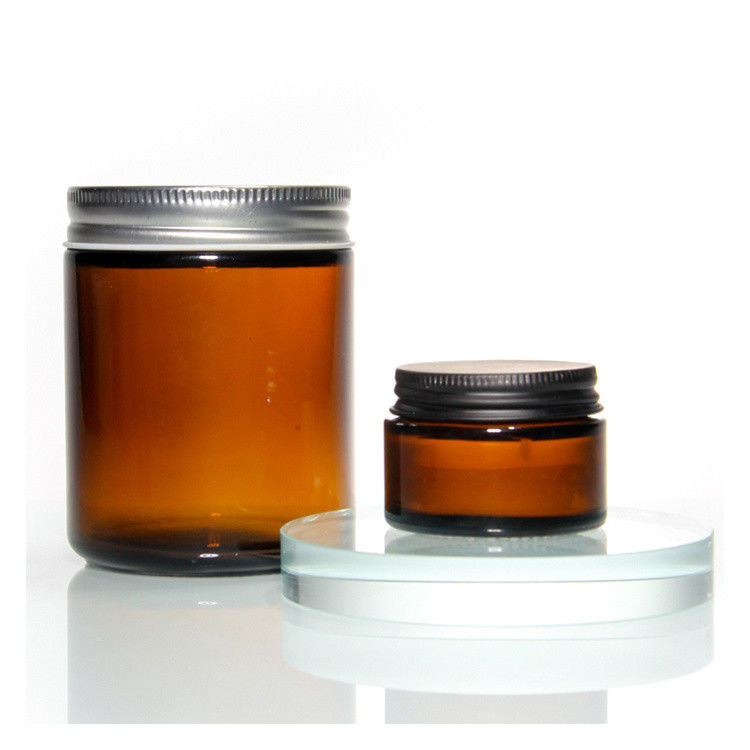 High Quality Wholesale Oem Odm Acceptable 100ml 250ml Amber Glass Candle Jars For Candle
