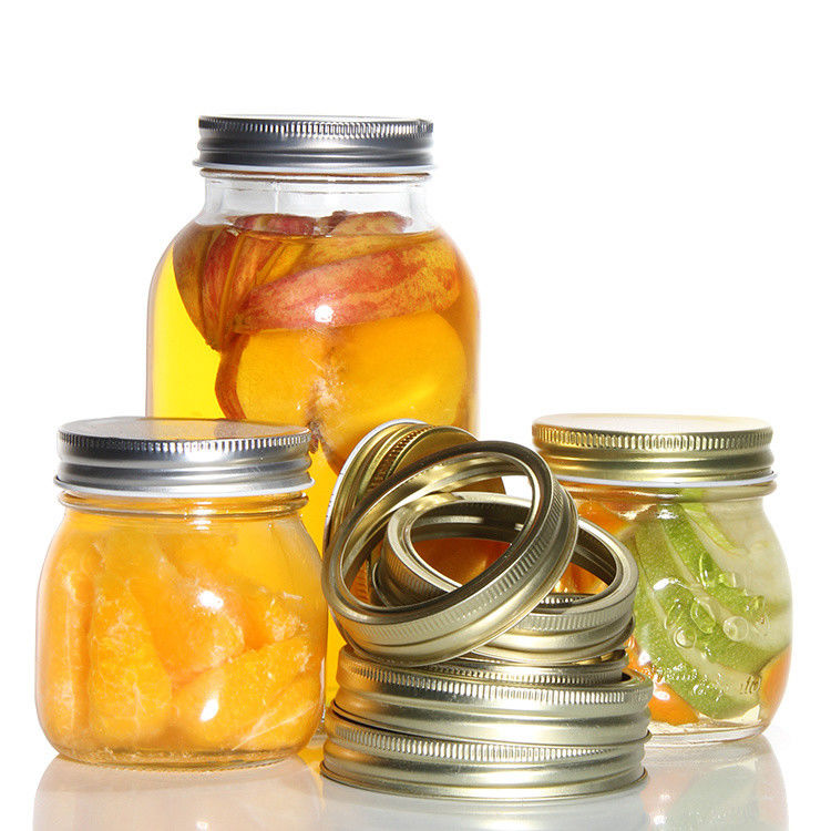                  Wholesale 70 mm Separate Canning Mason Jar Tinplate Screw Lid for Home Canning             
