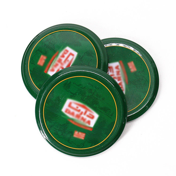                  Food Package 20mm 38mm 48mm 63mm Custom Design Twist off Metal Lug Cap for Glass Bottle             